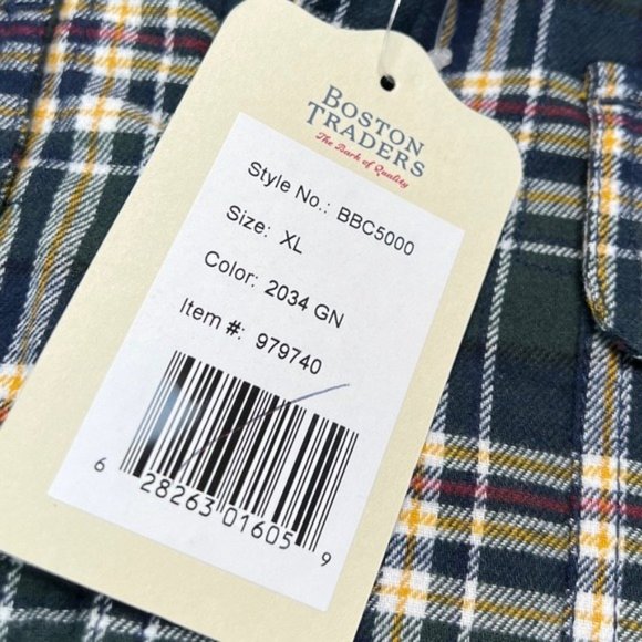 Boston Traders NWT Women's Size XL Oversized Green Plaid Sherpa Lined Shacket - Picture 4 of 10